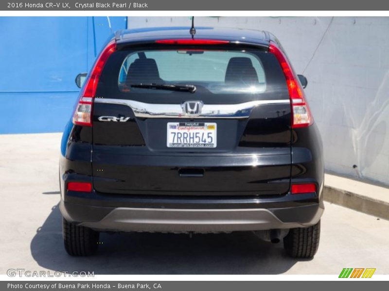 Crystal Black Pearl / Black 2016 Honda CR-V LX