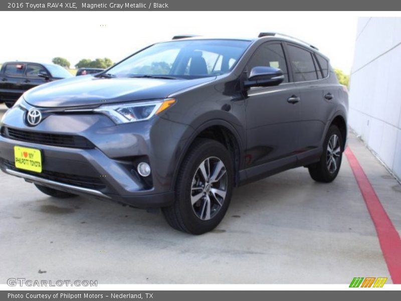 Magnetic Gray Metallic / Black 2016 Toyota RAV4 XLE
