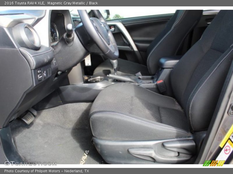 Magnetic Gray Metallic / Black 2016 Toyota RAV4 XLE