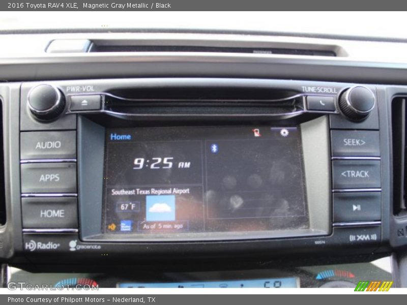 Magnetic Gray Metallic / Black 2016 Toyota RAV4 XLE