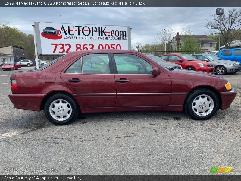 Bordeaux Red Metallic / Black 1999 Mercedes-Benz C 230 Kompressor Sedan