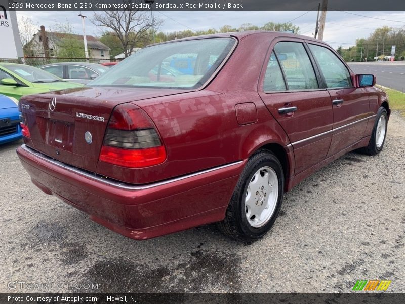 Bordeaux Red Metallic / Black 1999 Mercedes-Benz C 230 Kompressor Sedan