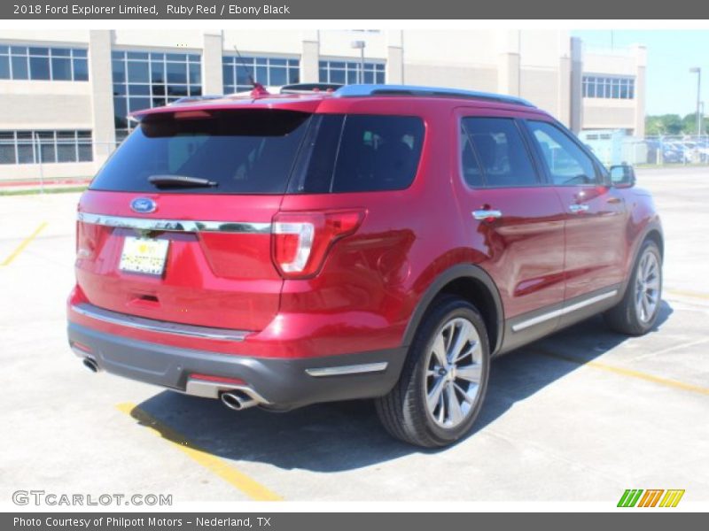 Ruby Red / Ebony Black 2018 Ford Explorer Limited