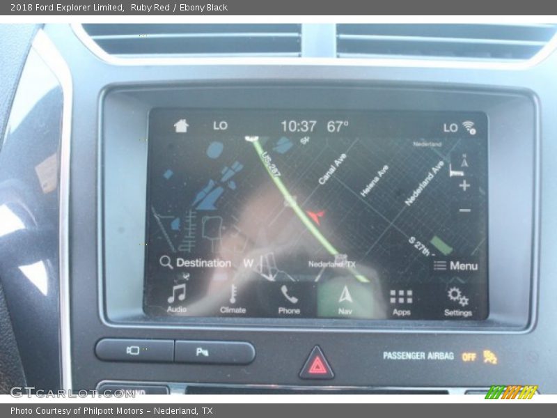 Ruby Red / Ebony Black 2018 Ford Explorer Limited