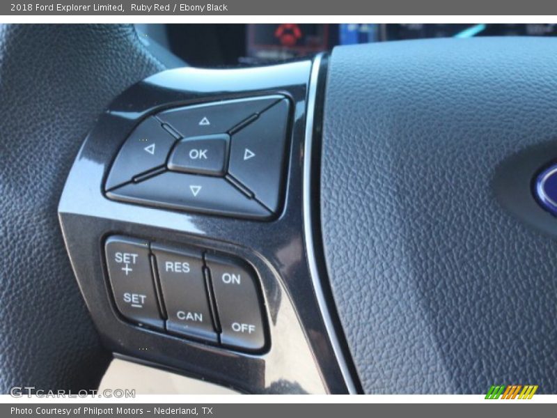 Ruby Red / Ebony Black 2018 Ford Explorer Limited