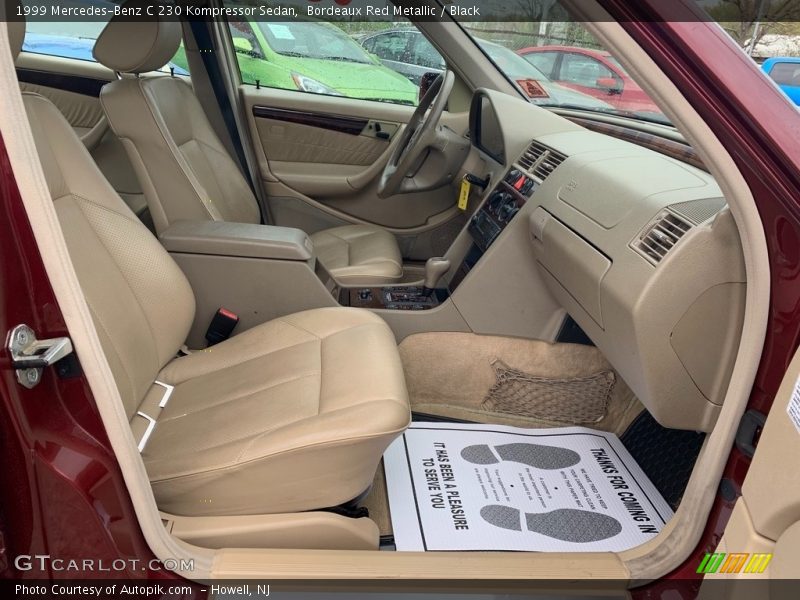 Bordeaux Red Metallic / Black 1999 Mercedes-Benz C 230 Kompressor Sedan