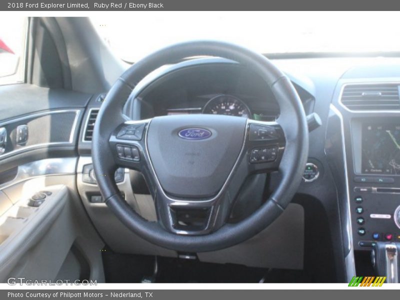 Ruby Red / Ebony Black 2018 Ford Explorer Limited