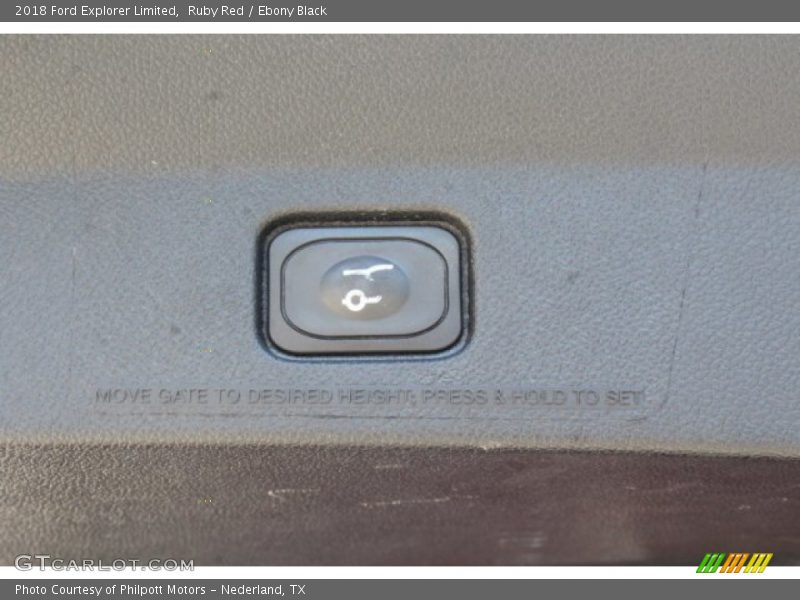 Ruby Red / Ebony Black 2018 Ford Explorer Limited