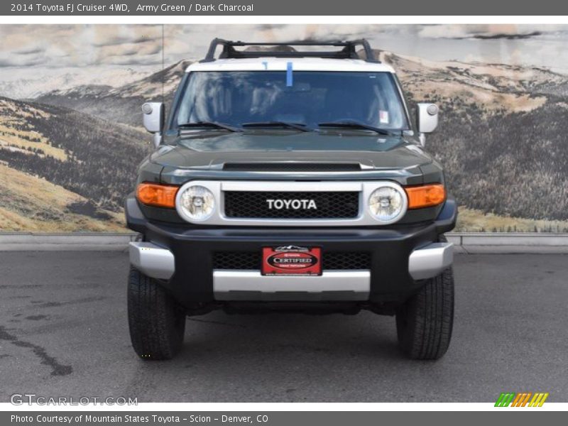 Army Green / Dark Charcoal 2014 Toyota FJ Cruiser 4WD