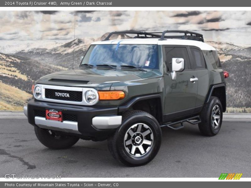 Army Green / Dark Charcoal 2014 Toyota FJ Cruiser 4WD