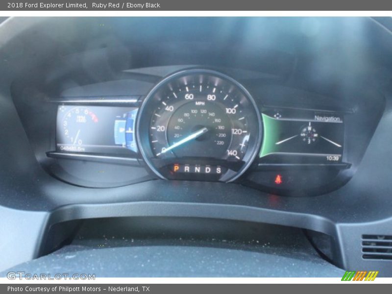Ruby Red / Ebony Black 2018 Ford Explorer Limited