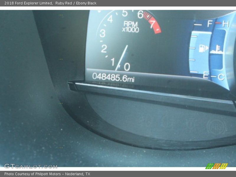 Ruby Red / Ebony Black 2018 Ford Explorer Limited