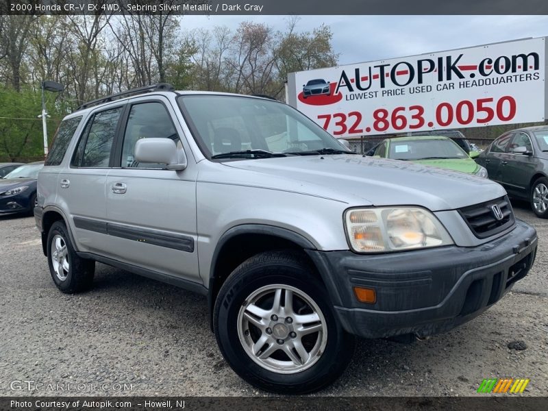 Sebring Silver Metallic / Dark Gray 2000 Honda CR-V EX 4WD