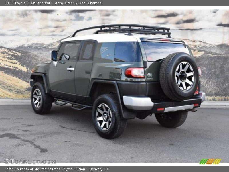 Army Green / Dark Charcoal 2014 Toyota FJ Cruiser 4WD