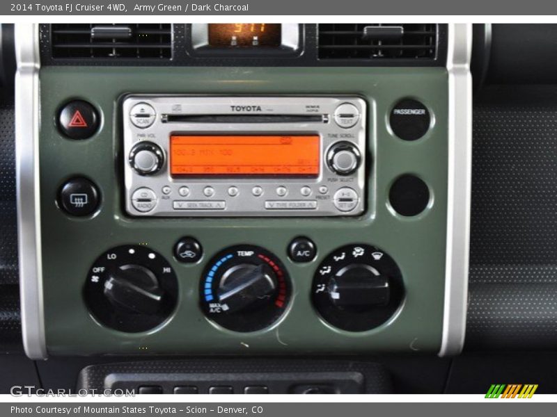 Army Green / Dark Charcoal 2014 Toyota FJ Cruiser 4WD