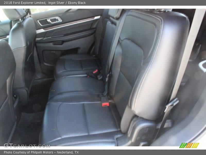 Ingot Silver / Ebony Black 2018 Ford Explorer Limited