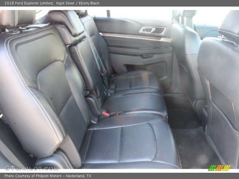 Ingot Silver / Ebony Black 2018 Ford Explorer Limited