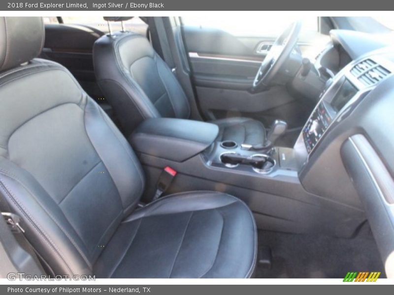 Ingot Silver / Ebony Black 2018 Ford Explorer Limited