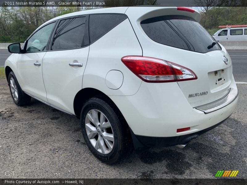 Glacier White Pearl / Black 2011 Nissan Murano S AWD