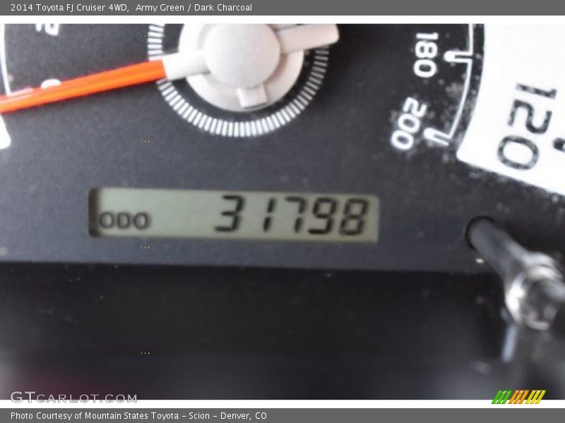 Army Green / Dark Charcoal 2014 Toyota FJ Cruiser 4WD