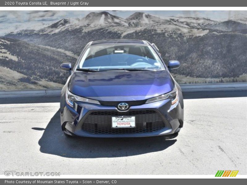 Blueprint / Light Gray 2020 Toyota Corolla LE