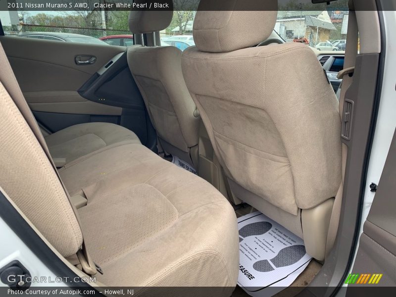 Glacier White Pearl / Black 2011 Nissan Murano S AWD
