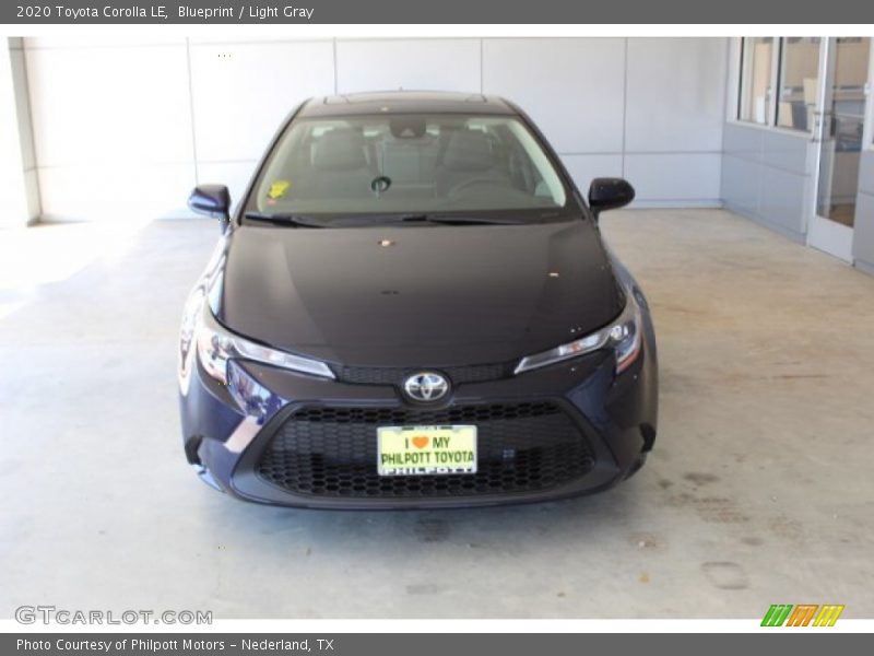 Blueprint / Light Gray 2020 Toyota Corolla LE