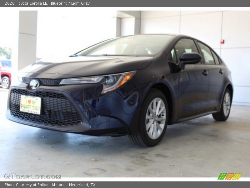 Blueprint / Light Gray 2020 Toyota Corolla LE