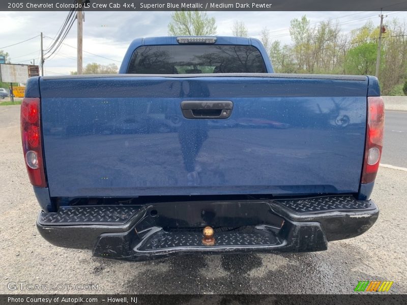 Superior Blue Metallic / Medium Dark Pewter 2005 Chevrolet Colorado LS Crew Cab 4x4