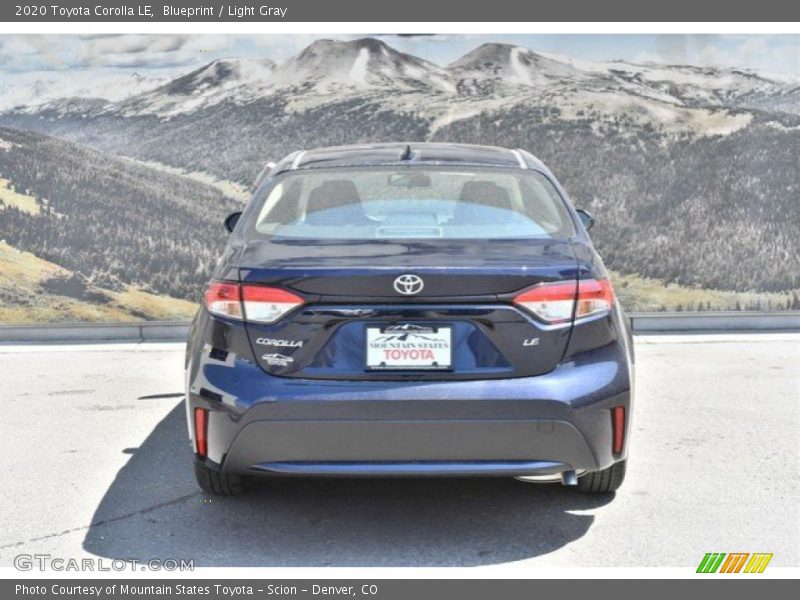 Blueprint / Light Gray 2020 Toyota Corolla LE