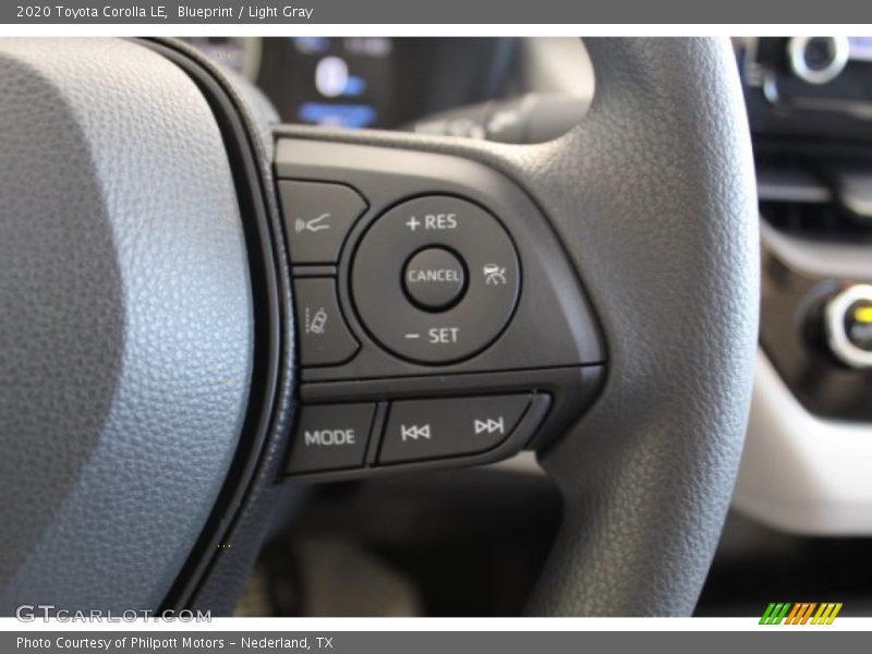 Blueprint / Light Gray 2020 Toyota Corolla LE