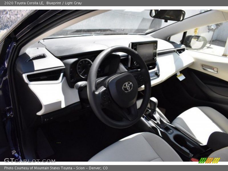 Blueprint / Light Gray 2020 Toyota Corolla LE