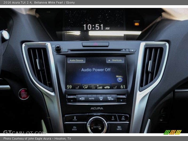 Bellanova White Pearl / Ebony 2016 Acura TLX 2.4