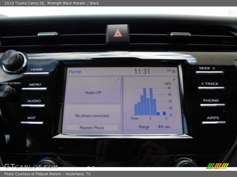 Midnight Black Metallic / Black 2019 Toyota Camry SE
