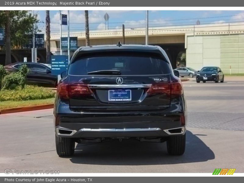 Majestic Black Pearl / Ebony 2019 Acura MDX Technology
