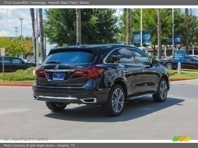 Majestic Black Pearl / Ebony 2019 Acura MDX Technology