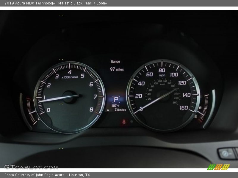 Majestic Black Pearl / Ebony 2019 Acura MDX Technology