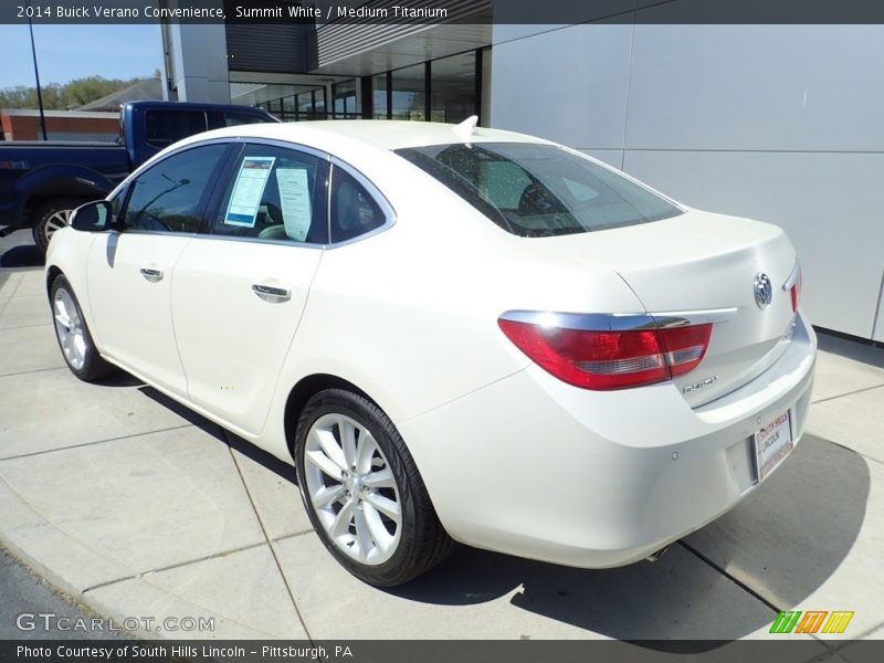 Summit White / Medium Titanium 2014 Buick Verano Convenience