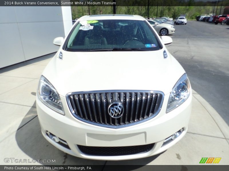 Summit White / Medium Titanium 2014 Buick Verano Convenience