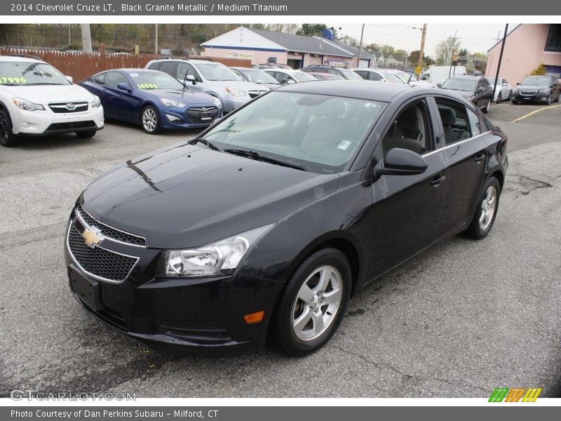 Black Granite Metallic / Medium Titanium 2014 Chevrolet Cruze LT