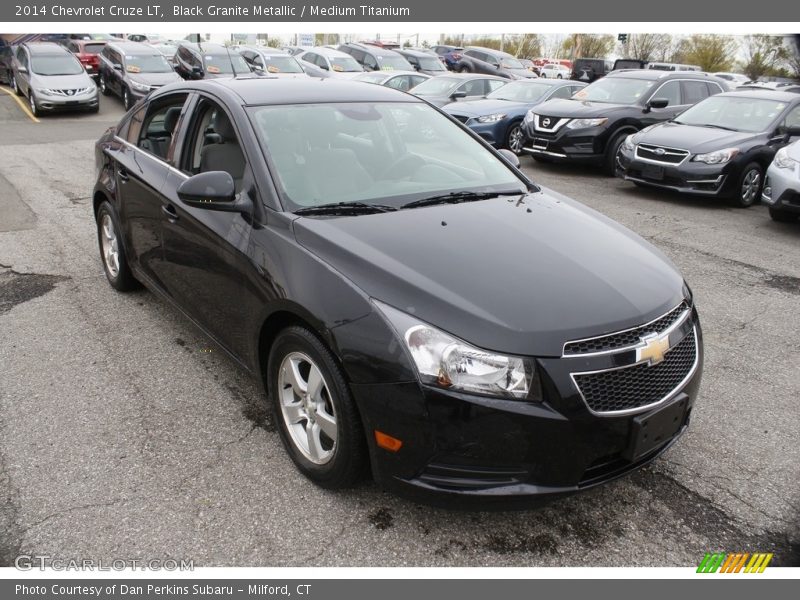 Black Granite Metallic / Medium Titanium 2014 Chevrolet Cruze LT