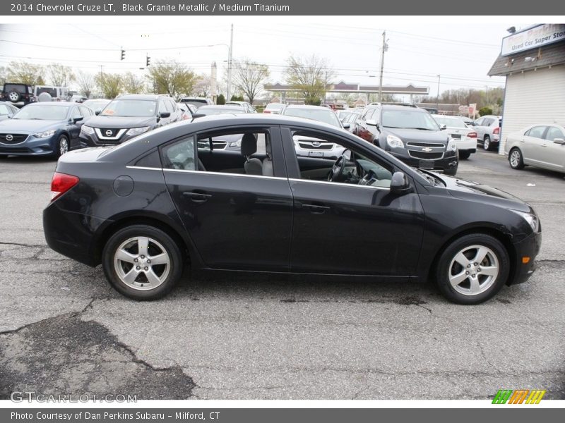 Black Granite Metallic / Medium Titanium 2014 Chevrolet Cruze LT