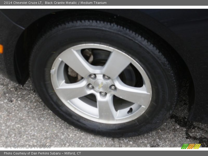 Black Granite Metallic / Medium Titanium 2014 Chevrolet Cruze LT