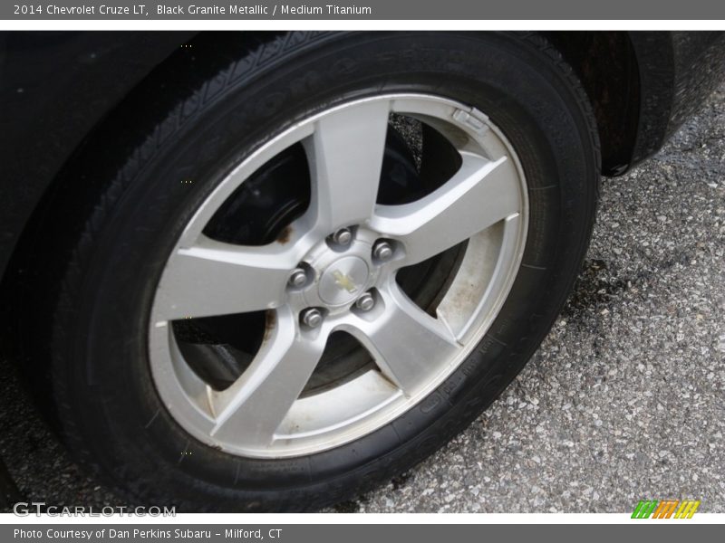 Black Granite Metallic / Medium Titanium 2014 Chevrolet Cruze LT