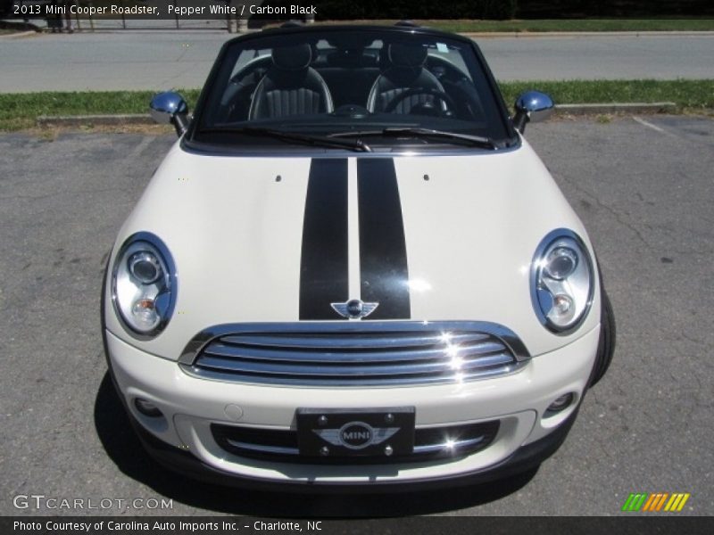 Pepper White / Carbon Black 2013 Mini Cooper Roadster