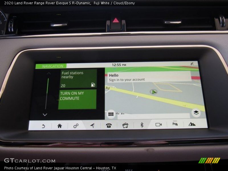 Navigation of 2020 Range Rover Evoque S R-Dynamic