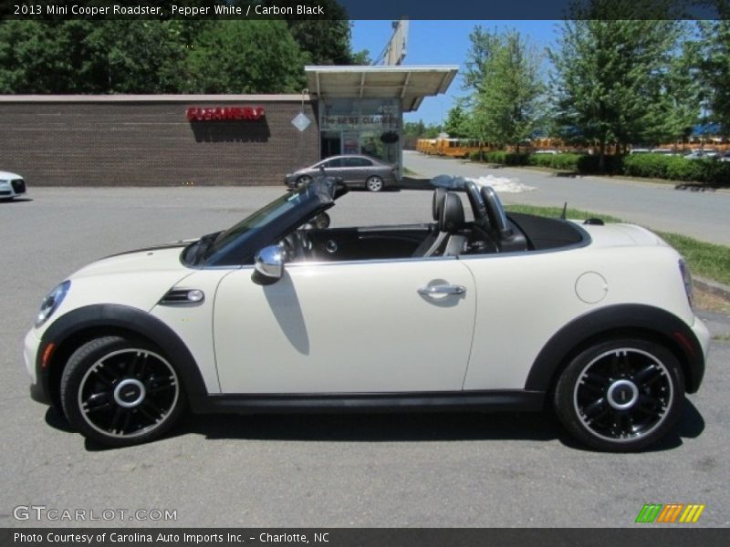 Pepper White / Carbon Black 2013 Mini Cooper Roadster