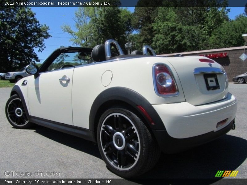 Pepper White / Carbon Black 2013 Mini Cooper Roadster