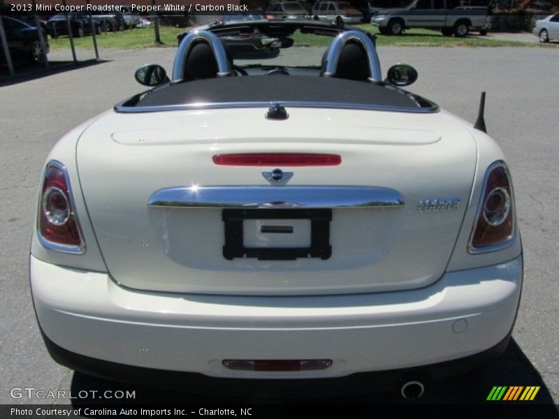 Pepper White / Carbon Black 2013 Mini Cooper Roadster