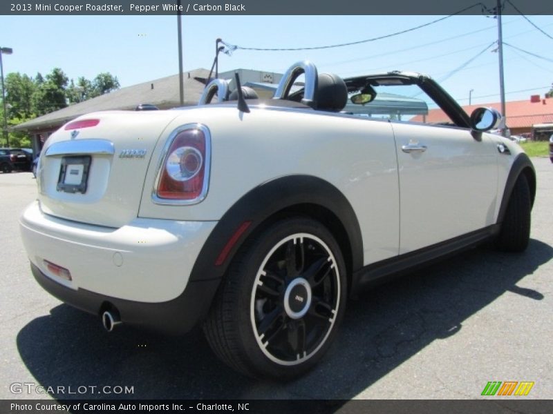 Pepper White / Carbon Black 2013 Mini Cooper Roadster